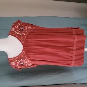 Knox Rose Embroidered Top